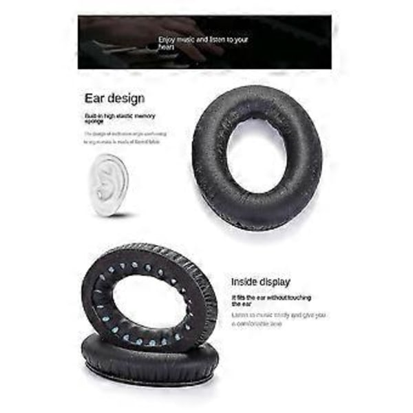 Korvaavien korvatyynyjen sarja / Korvapehmusteet Bose Quietcomfort 35 Qc35 Qc25 Qc15 -kuulokkeille
