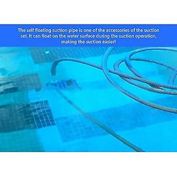 9m Pool Dammsugarslang Sug Slang Ersättningsrör Poolverktyg Simning P