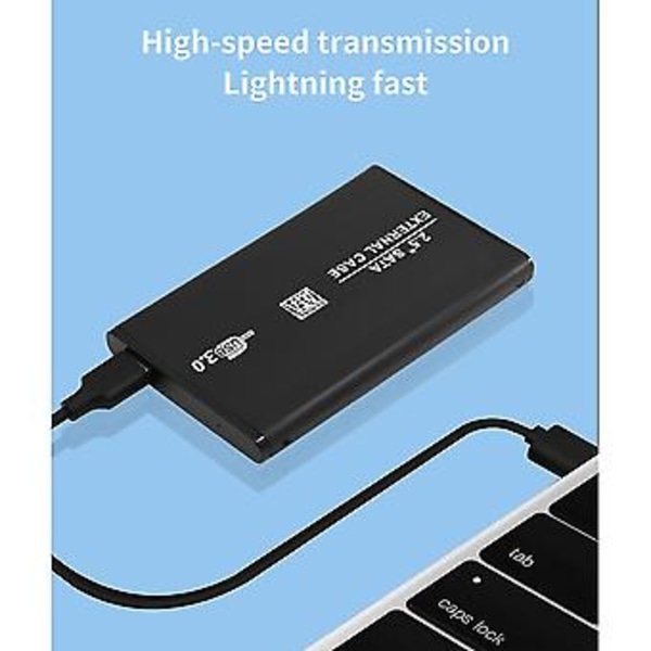 Usb3.0 2.5-tommers Disk Kabinett For Stasjonær Datamaskin, sølv