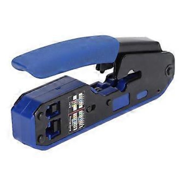 RJ45 Krimpverktøysett Terminalkrimper Ledningsterminaler Krimpverktøy for Cat5 Cat6 Rett Gjennom Koblinger