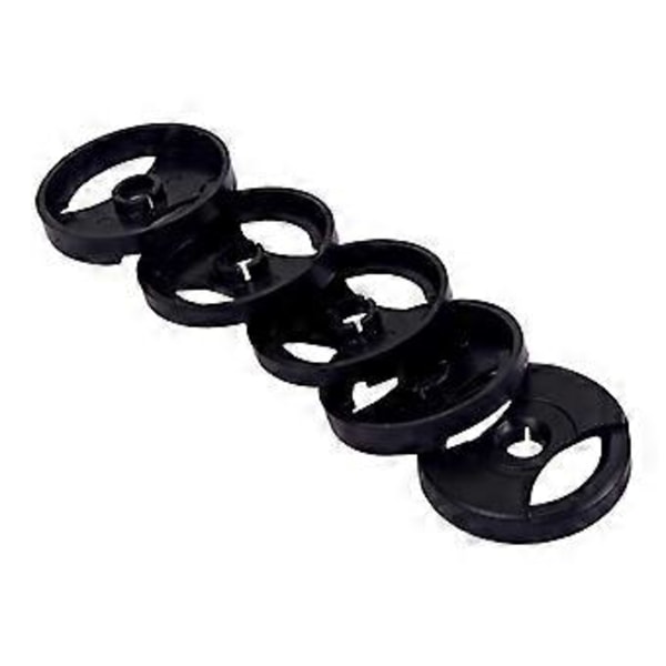Vinylplateadapter 38mm 7in 45RPM Platespiller Fonograf Audio Technicas Musikkinstrumentdel
