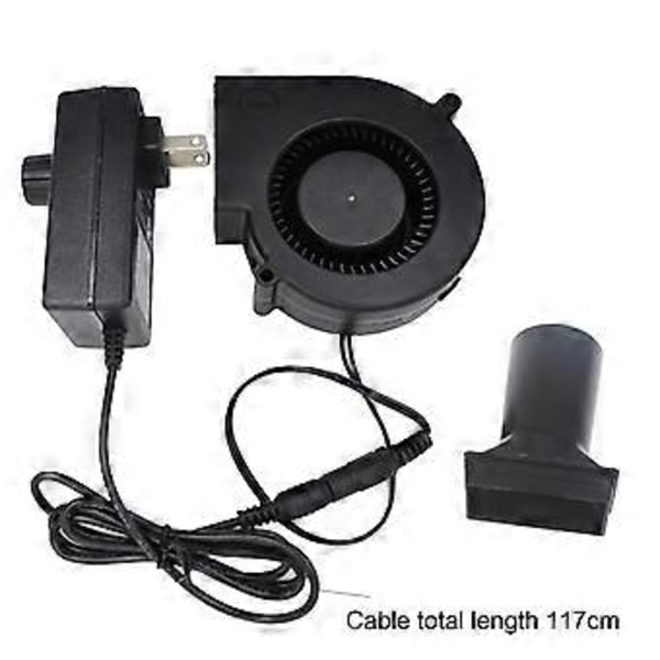 12V Stor Luftstrøm 220V AC Drevet Ventilator Variabel Hastighedsregulator til Kul