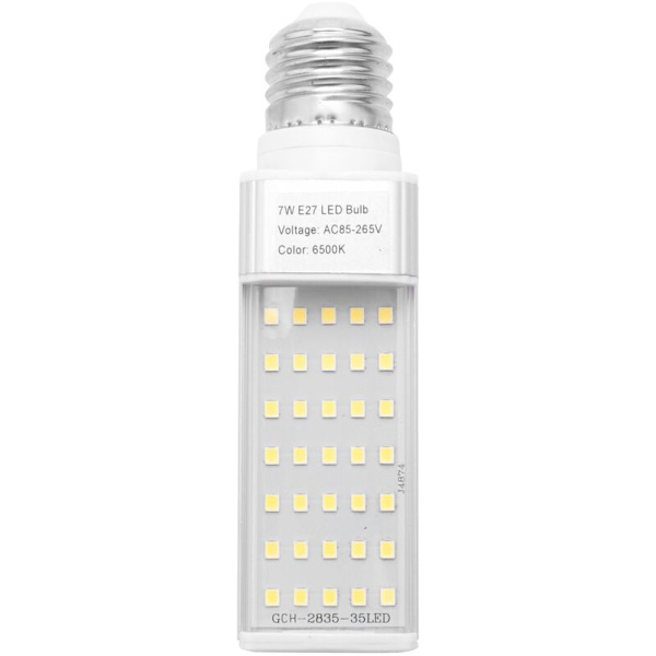 Akvarie Hvide Planter Fiske Dam 7W Gro Lys LED Pære Koraller Fiske Pære E27