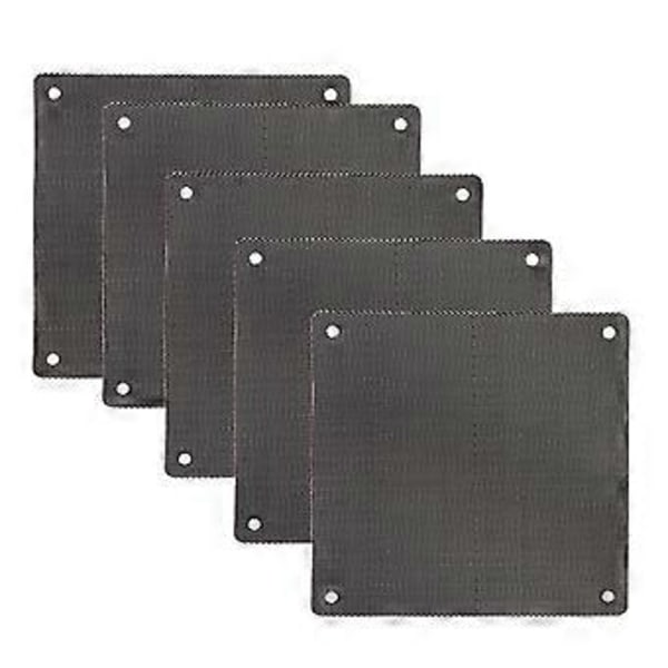5 STK PC Dator Chassi Fläkt Kylare Dammfilter Dammtätt Nät 120mm Klippbar P