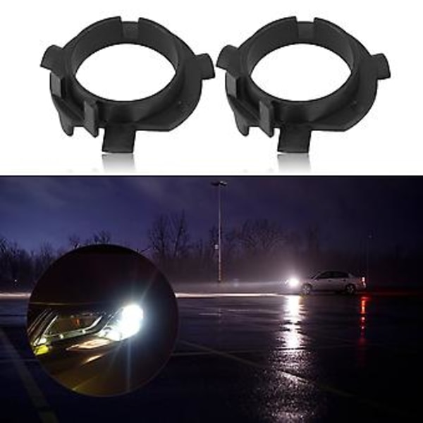 LED Forlygte Adapter, 1 Par H7 LED LED Holder LED Adapter Hurtig Respons
