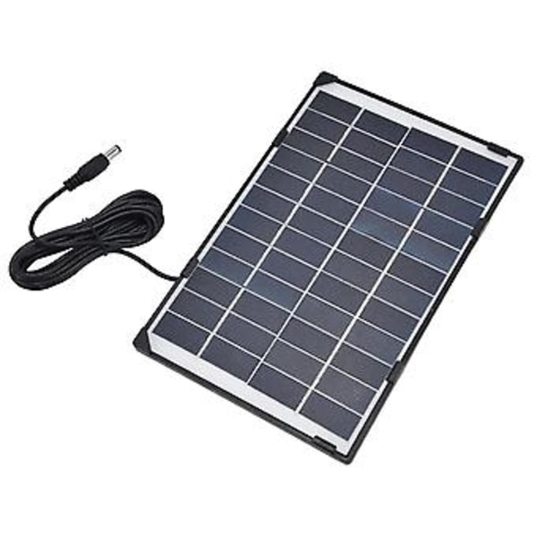 Solpanel til lampe, DC5521 Output 6W 12V Solar Opladningsmodul V Solpaneloplader Ekceptionel Værdi