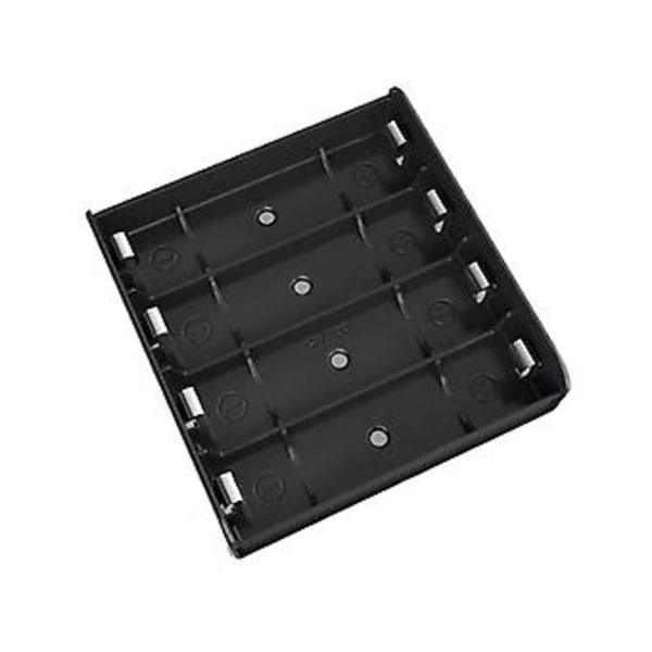 1 stk. 4x 21700 Batteriholder Opbevaringsboks Etui Abs Brandsikker Bank Etuier Slot Batterier Container Wit