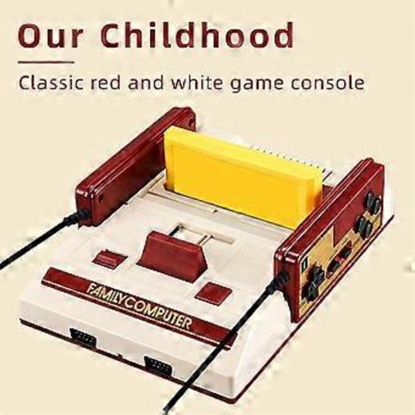 8 Bit Videospillkonsoll Innebygd 500 Klassiske Spill Familie Datamaskin TV Spill Consola Støtte Spillboks EU Plugg