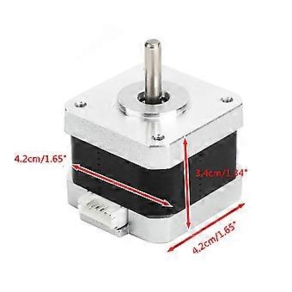 3D-skrivare Stepper Motor 42-34 med Synkront Hjul för REPRAP Makerbot Ender-3 CR10 Serien Ender-3 V2 3D-skrivare