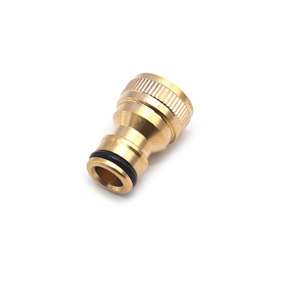 Sæt med 2 vandslange adaptere, messing vanding fittings, 1/2\" hurtigkoblingssæt til haveslange, vanding af haveværktøj, køkken