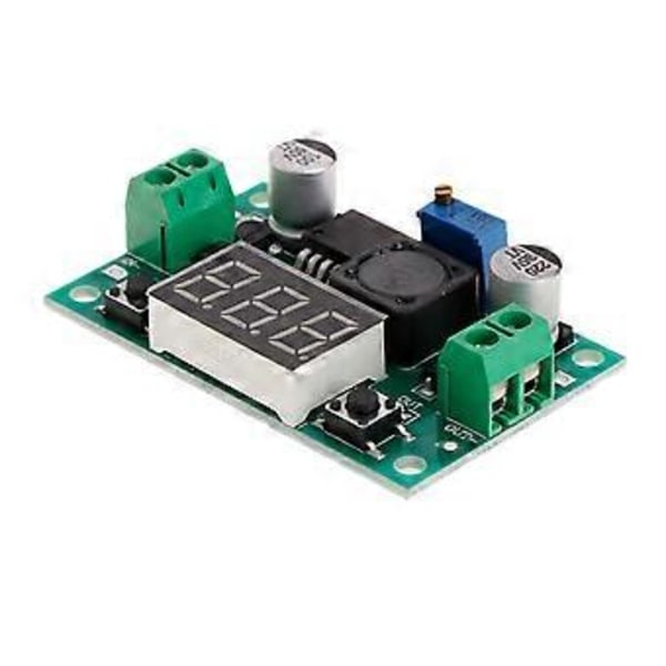 LED Voltmeter Nedtransformator Modul + LM2596 DC-DC Spänningsregulator