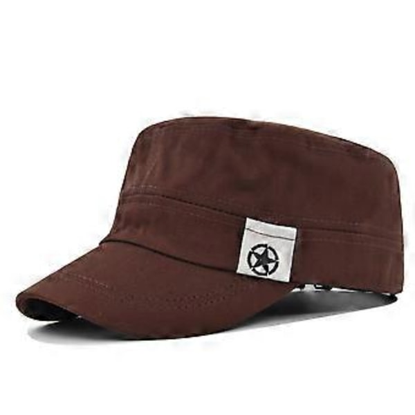 Flad top hat lysplade hat femtakket stjerne buet skygge hat spids skygge hat afslappet solskærm hat