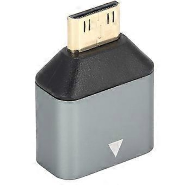 Mini HD Multimedia Interface Adapter Mini Han til Hun Aluminiumlegering 4K HD Adapter