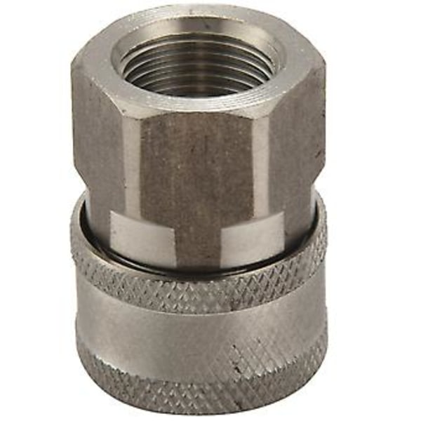 Less Stål Trykadapter Sæt G3/8 Tommer