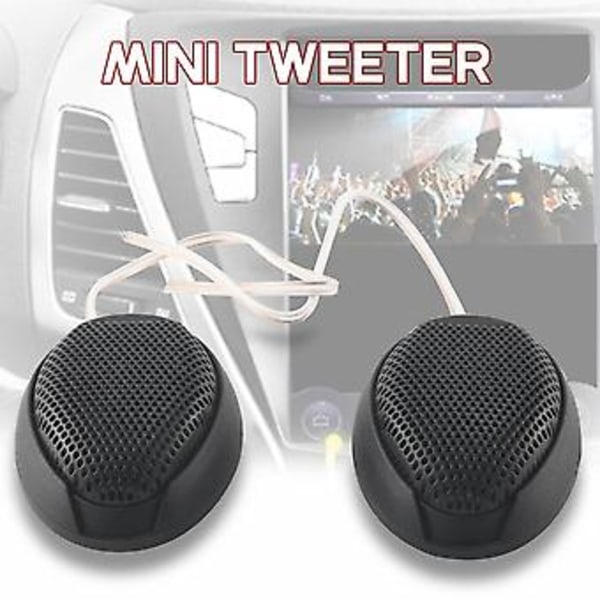 2 stk. Universal 12v 1000w Mini Audio Tweeter Højttalerhorn til Bils lydsystem