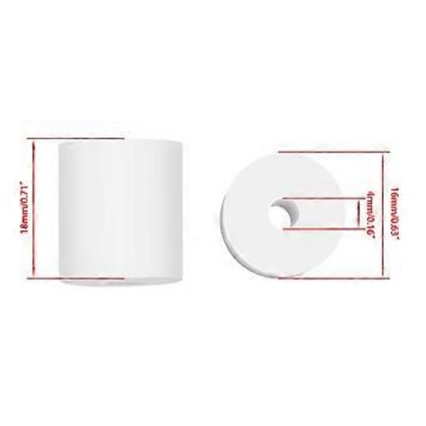 3D-skrivare Silikon Värmebädd Nivelleringskolumn Plattform Nivellerare Högtemperaturbeständig Ersättningsfjäder 4st/Set 18mm