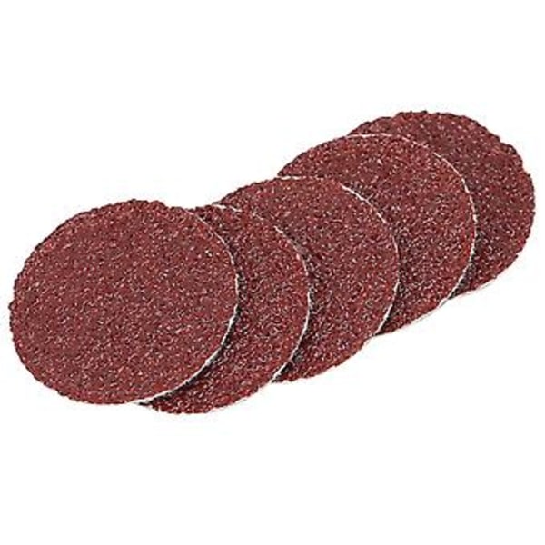 200 st Röda Slippapper Skivor 1 tum 25 mm Baksida Flockning Fukt Värmeskydd Slipverktyg för Bilpolering 60#