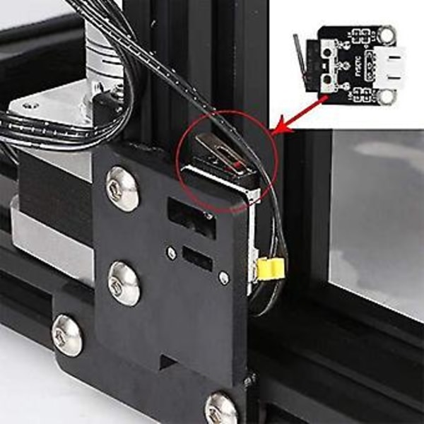5st 3-pin Gränslägesbrytare Med Kablar, 3D-skrivare, Mekaniska Gränslägesbrytare