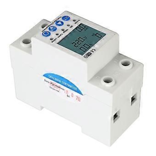 WiFi Lækagebeskyttelseskontakt Smart Fjernbetjening Automatisk Genluk Strømafbryder AC220V 63A