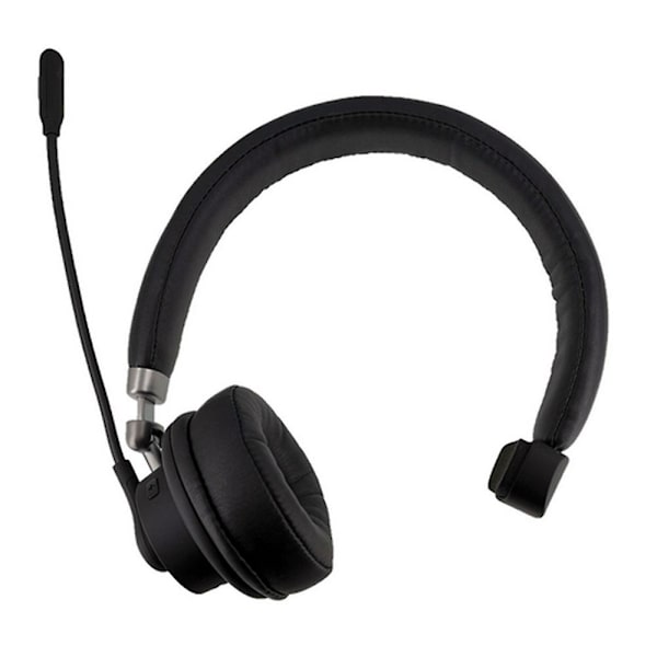 Bluetooth-headset med mikrofon, trådlöst headset med brusreducerande ljud, bekväm extrakudde, stark Bluetooth-signal, mute-knapp, mobil