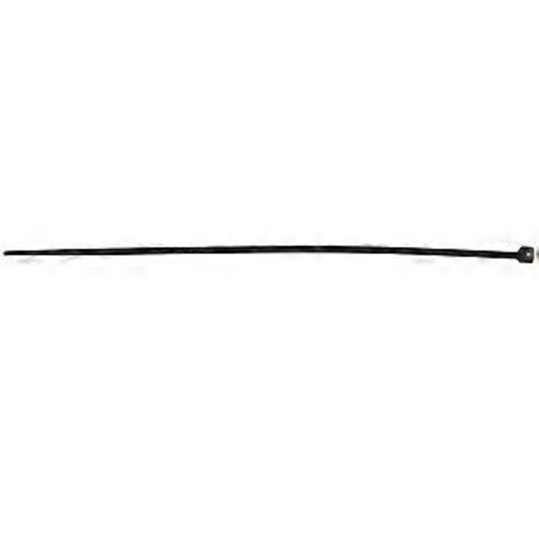 Buntband Kabelband / Dragkedjeband Färg:svart Storlek:140 mm x 2,5 mm 100st