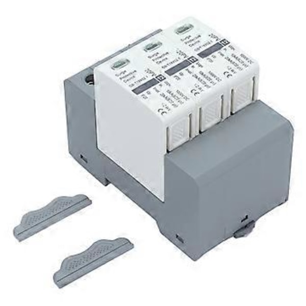 Överspänningsskydd 3P Fotovoltaisk Åskskydd 10-20KA 1000VDC