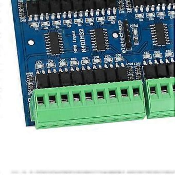 RS485 Input Controller 32 Kanal DIN Skinne Isoleret PLC Switch Mængde Indsamlingskort NPN Modul Lavt Niveau