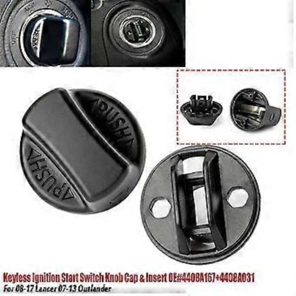 Bilmotor Start Tryckknapp Omkopplare Ratt Kåpa Tändningsstartkit För D6y176142