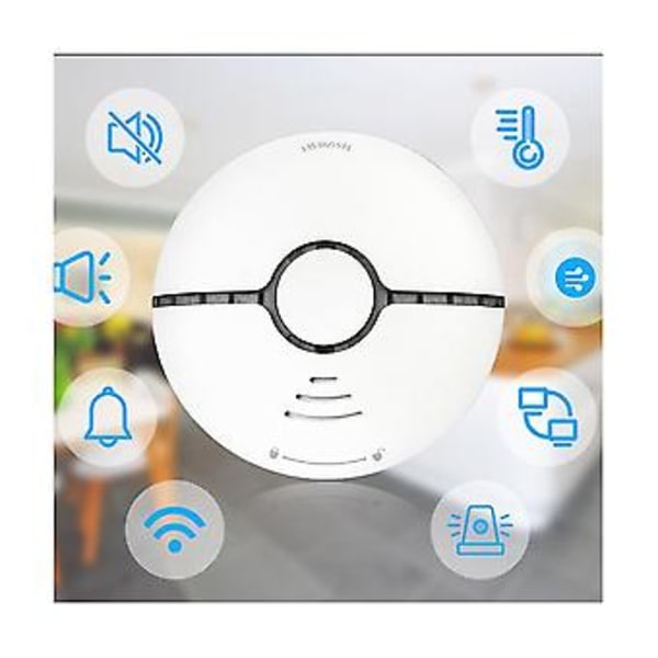 Tuya Wifi Detektor Alarm Sensor Trådløs Detektor Tuya Detektor
