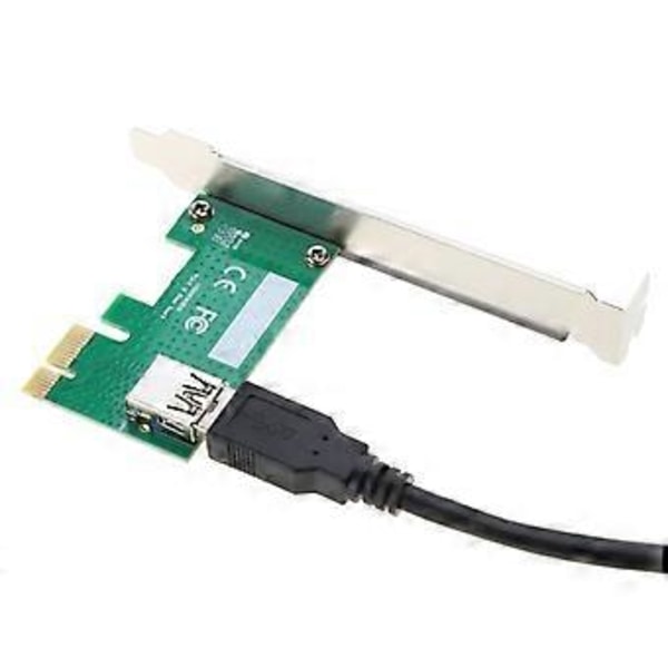 PCI-E til 2xPCI Adapterkabel PCIE x1 til x16 Kort PCI-Udvidelseskonverter