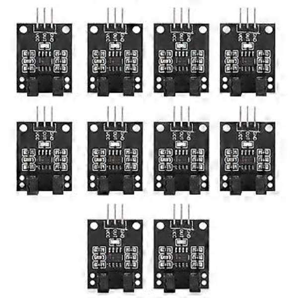 10 st Infraröd Fotoelektrisk Sensormodul Motorhastighetsdetektering Elektroniska Komponenter