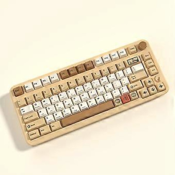 143 Taster Retro Frimærke Tema Keycaps PBT Sublimering Cherry Profil Keycaps til Mekanisk Tastatur Custom DIY Keycap