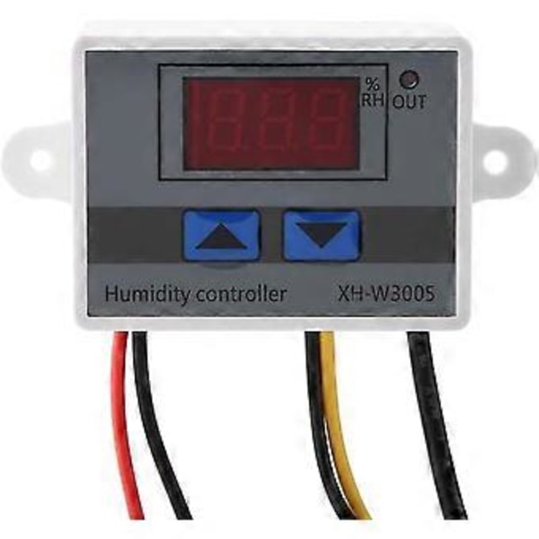 Kosteudensäädin Digitaalinen Hygrometri Xh-w3005 Säätäjä Kosteusanturi Lämpötila 0 ~ 99% Rh 12v / 24v / 220v (220v) (hy)