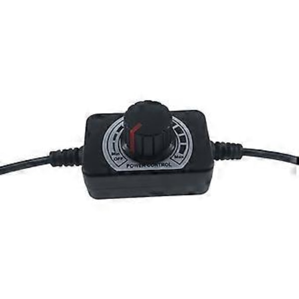 Universell dimmer och hastighetskontroll strömbrytare sladd för 5V~24V enheter adapter