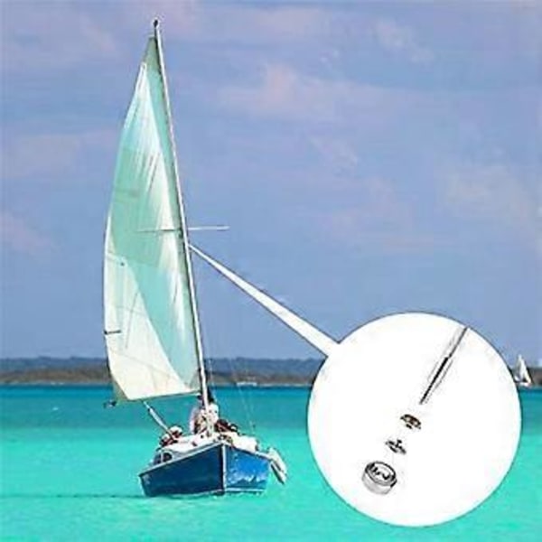 120 st Snäppfästen Kit, Marine Canvas Snäppar med 2 st Inställningsverktyg Rostfritt Stål Snäppknappar Snäppar med Skruvar