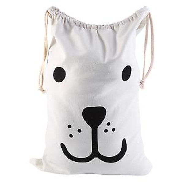 Baby Barn Leksaker Hem Canvas Förvaringsväska Tvättkorg Stor Söt Hållbar Dragskoväska Ny #1