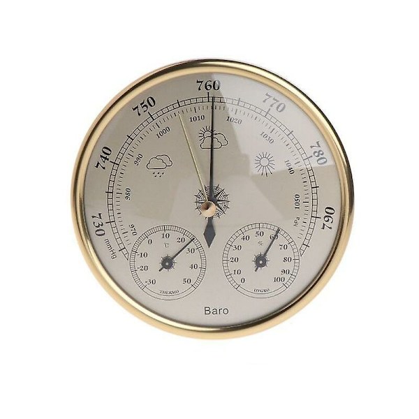 Hushållsväderstation barometer termometer hygrometer vägg hängande B