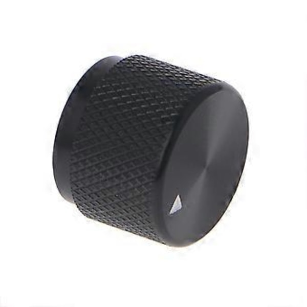 Potentiometerknopp 6 mm Dia Svart Justerbar Metallfoder Tillbehör för Utomhusresor Camping Bärbara Tillbehör