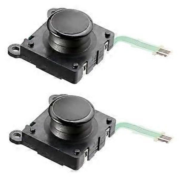 3D Analog Joystick Controller Tumspak Rocker Modul för 2000 PSV 2000 Controller Ersättningsdel - Svart