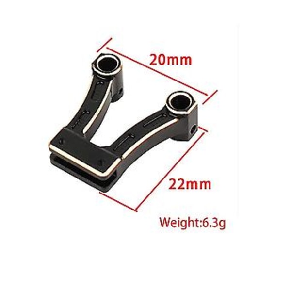 4 stk. og stolpemonteringssæt til Axial Ax24 1/24 Rc Crawler Car S Acce