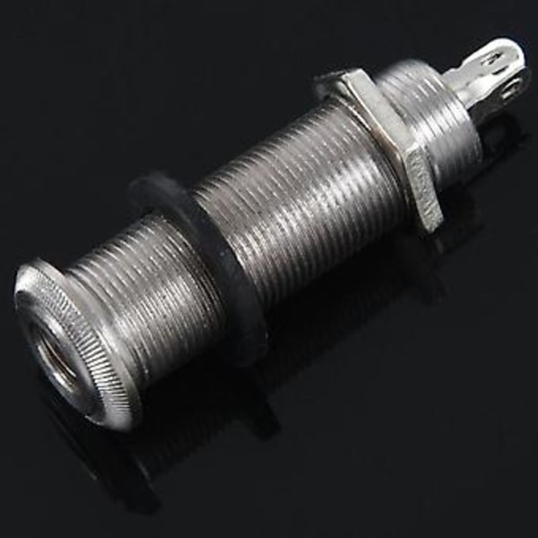 Krom Gevind Cylinder Output Input Jack Stik Bøsninger 1/4 Tomme Til