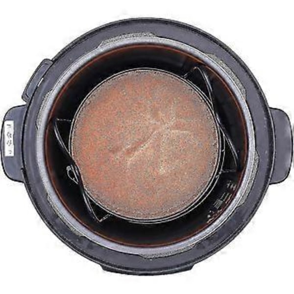 Dampstativ Stativ med Varmebestandig Silikonhåndtak er Kompatibelt med Instant Pot 6 og 8 Quart Tilbehør, og Rustfritt Stål Damp