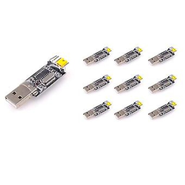10kpl Ch340g Usb - Rs232 Ttl -muunninsovitinmoduuli/usb-muunnin
