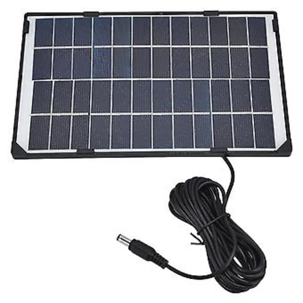 Solpanel för lampa, DC5521 Utgång 6W 12V Solcellsladdningsmodul V Solpanelladdare Exceptionellt värde