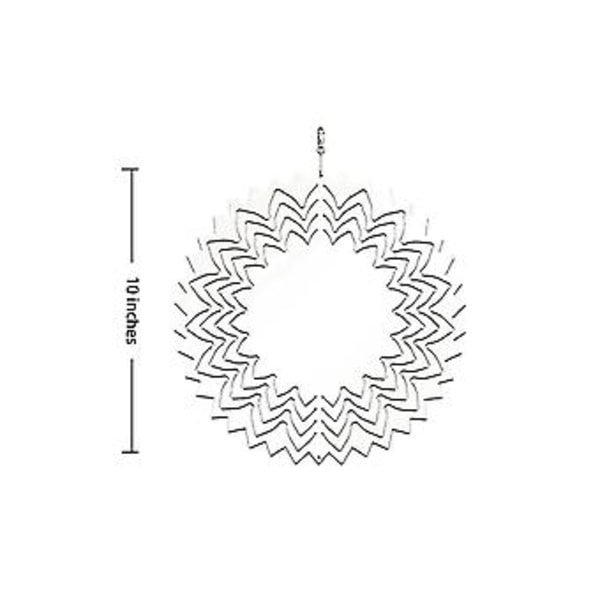 2 stk. 10 tommers sublimeringsspinneremner 3D En Spinnere Sublimeringsblanketter Dobbeltsidig