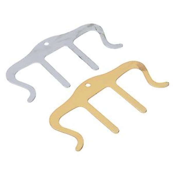 2 stk. Noteklips Holder Metall Vindklips for Piano Noter Keyboard Utendørs Spilling