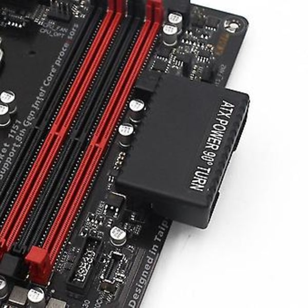 2kpl Atx 24pin - Verkkopistokesovitin Emolevyn Verkkokaapelin Liittimet Tee-se-itse Asennustarvike
