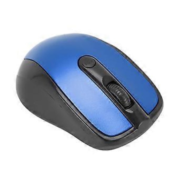 2.4G Trådlös Mus Professionell Ergonomisk Hög Känslighet Trådlös Optisk Datormus för Notebook PC Laptop Dator Blå