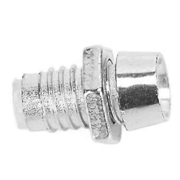 100 Set LED-hållare Plast Krompläterad 3mm för Lysdioder Lampa Glödlampa Silver
