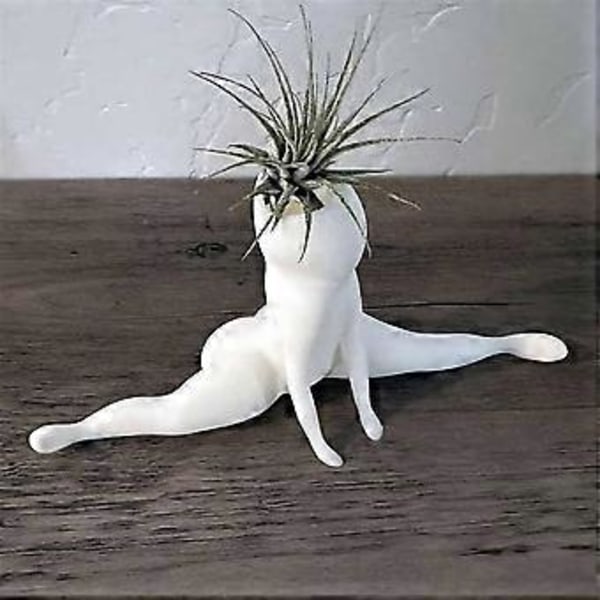 Spøgelsesblomsterpotte Ornamenter Hjem Spoof Pottede Harpiks Håndværk Vindue TV Skab Soveværelse Gårdsplads Dekorationer